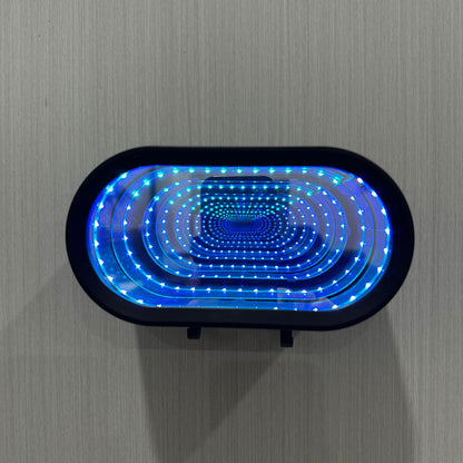 Infinity LED Garage Key Holder with Mirror