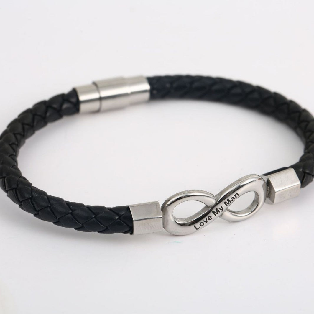 Infinity Symbol Stainless Steel Bracelet
