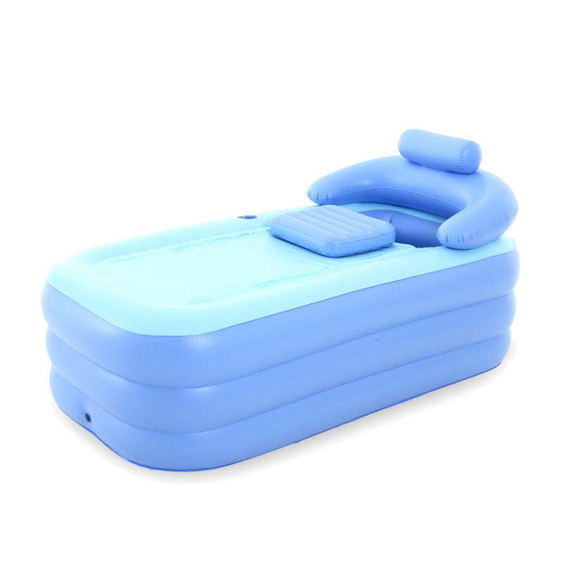 Inflatable bathtub bath basin