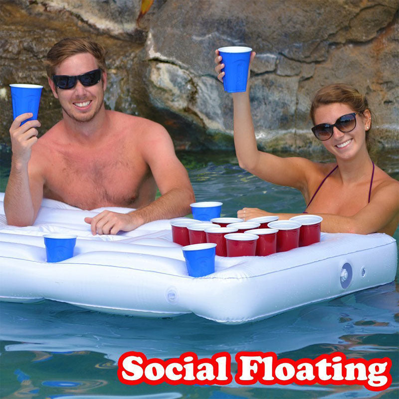 Inflatable beer table