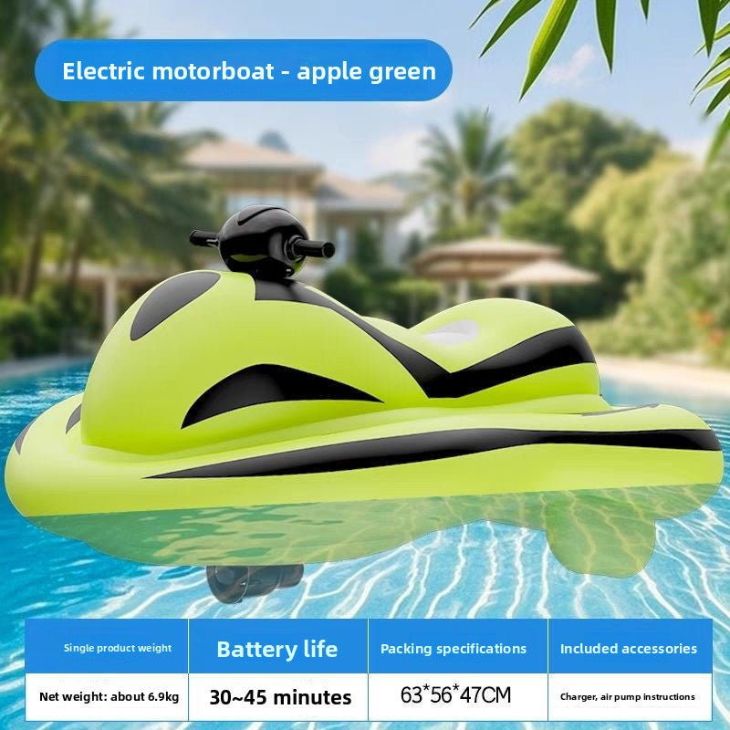 Inflatable boat electrically inflated children's kart boat, fishing boat