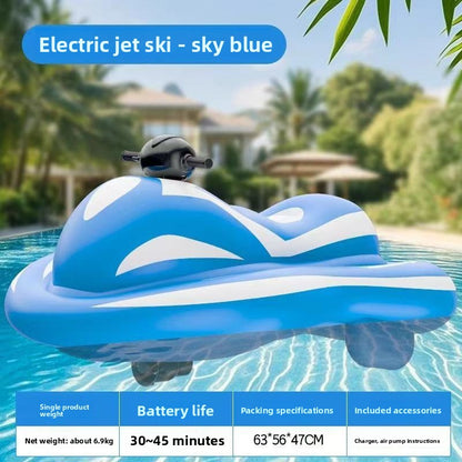 Inflatable boat electrically inflated children's kart boat, fishing boat