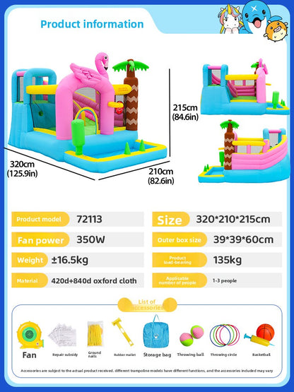 Inflatable Bounce House with Slide