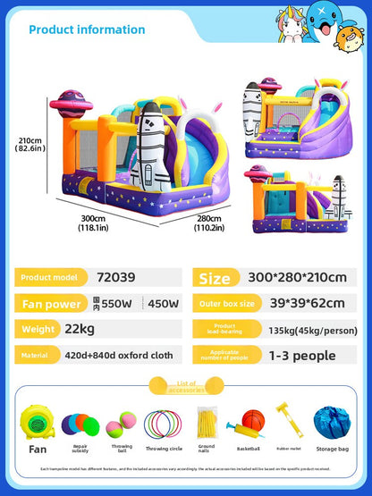 Inflatable Bounce House with Slide