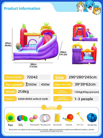 Inflatable Bounce House with Slide