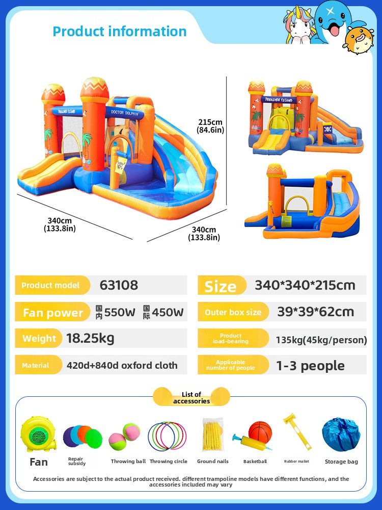 Inflatable Bounce House with Slide