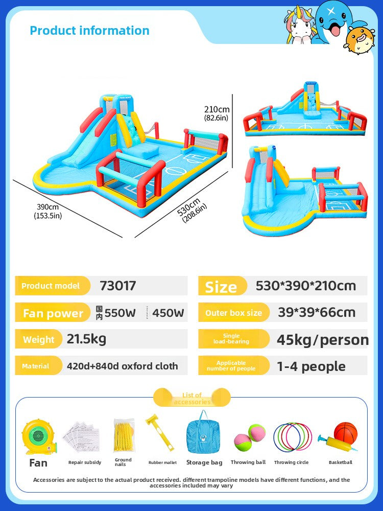 Inflatable Bounce House with Slide