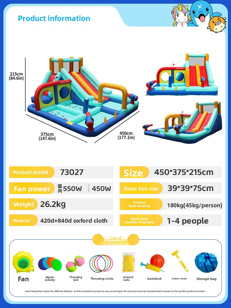 Inflatable Bounce House with Slide