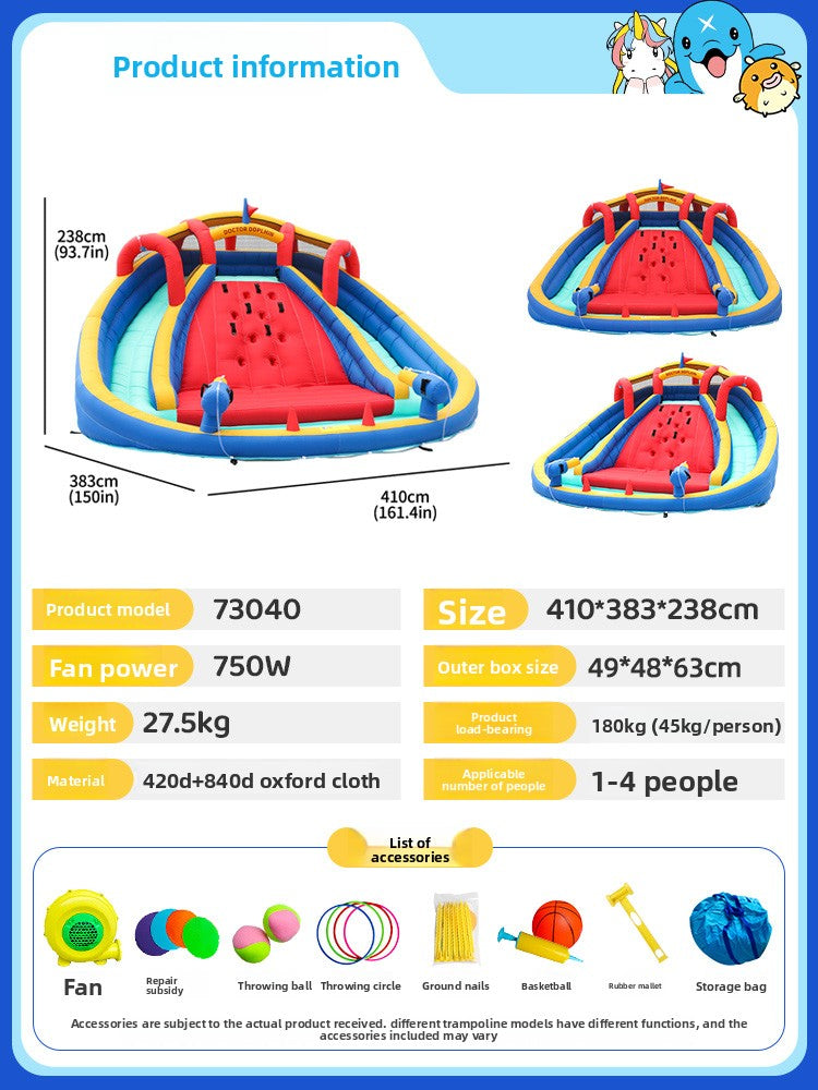 Inflatable Bounce House with Slide