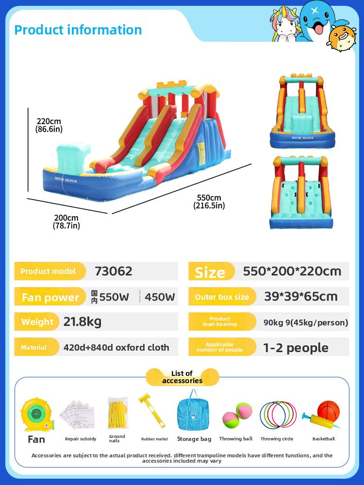 Inflatable Bounce House with Slide
