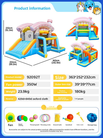Inflatable Bounce House with Slide