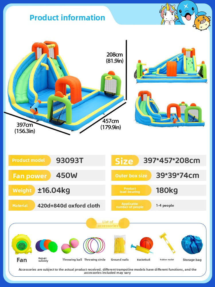 Inflatable Bounce House with Slide