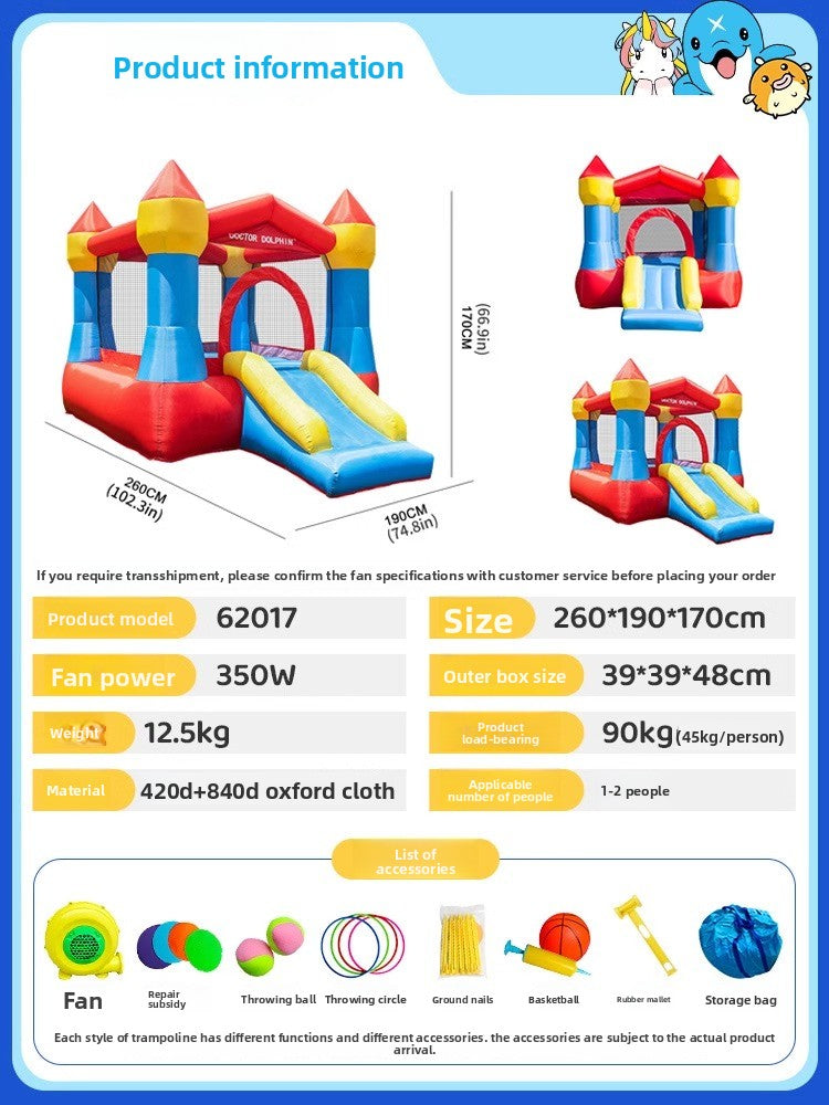 Inflatable Bounce House with Slide
