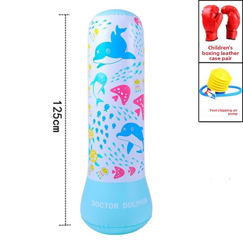 Inflatable boxing pole toys