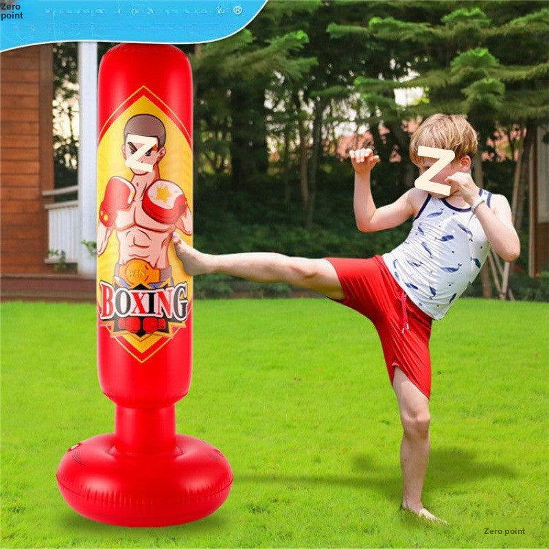Inflatable boxing pole toys