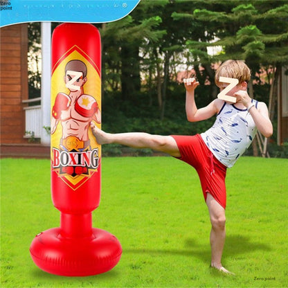 Inflatable boxing pole toys