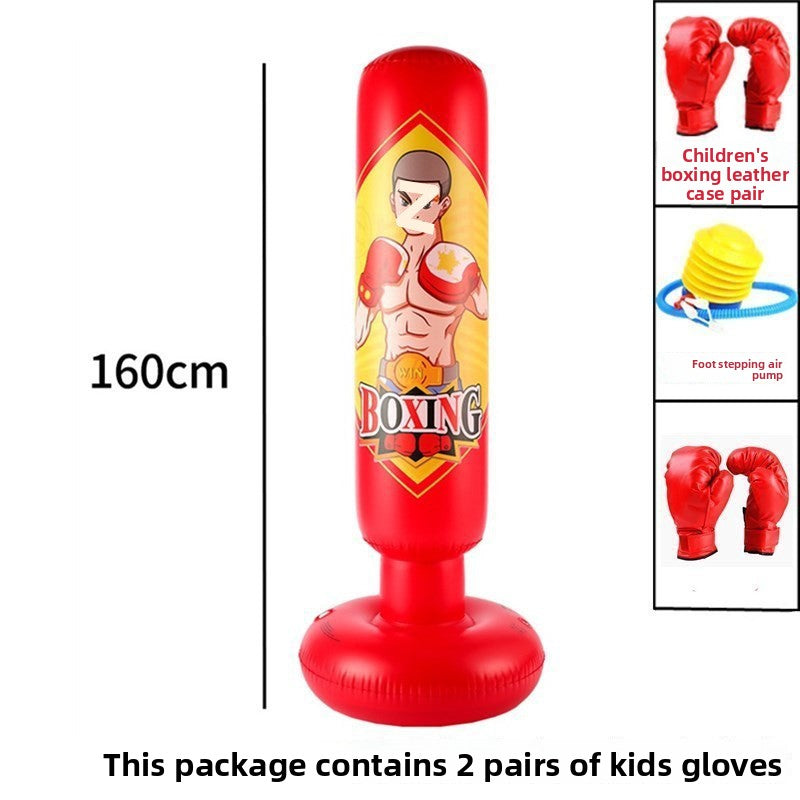 Inflatable boxing pole toys