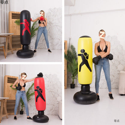 Inflatable boxing pole toys
