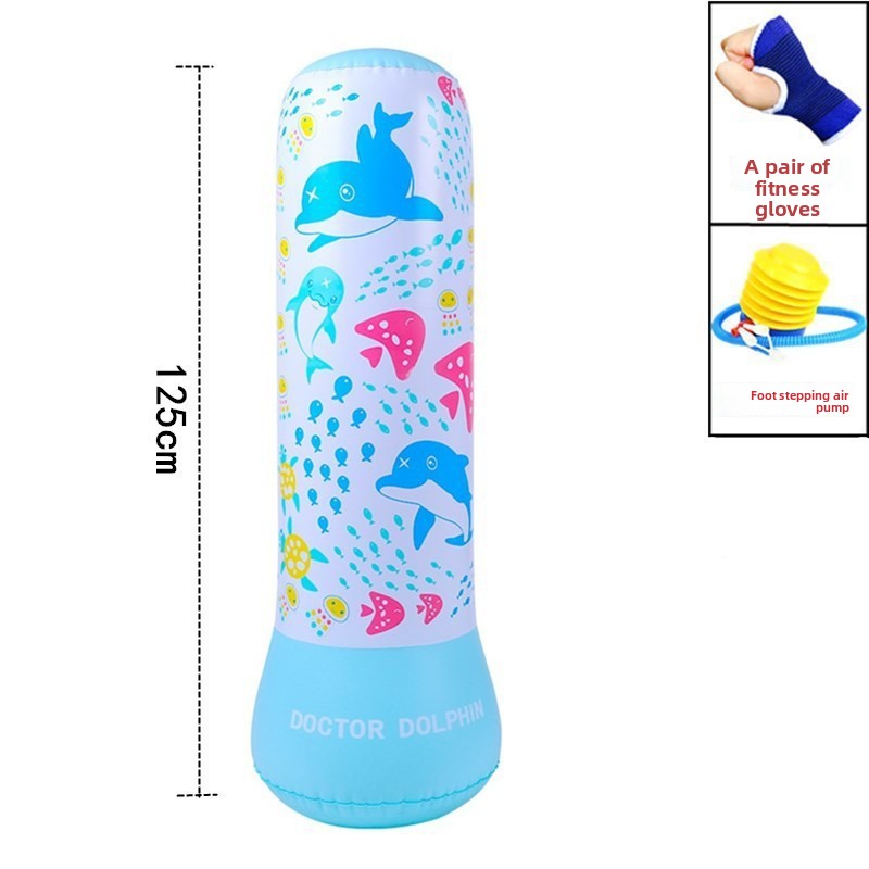 Inflatable boxing pole toys
