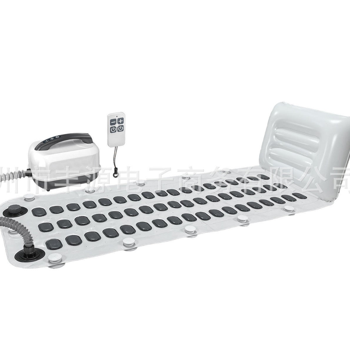 Inflatable Bubble Massage Bath Mat with Hydrotherapy