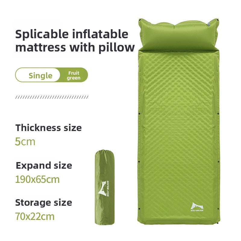 Inflatable camping mat