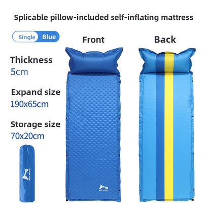 Inflatable camping mat