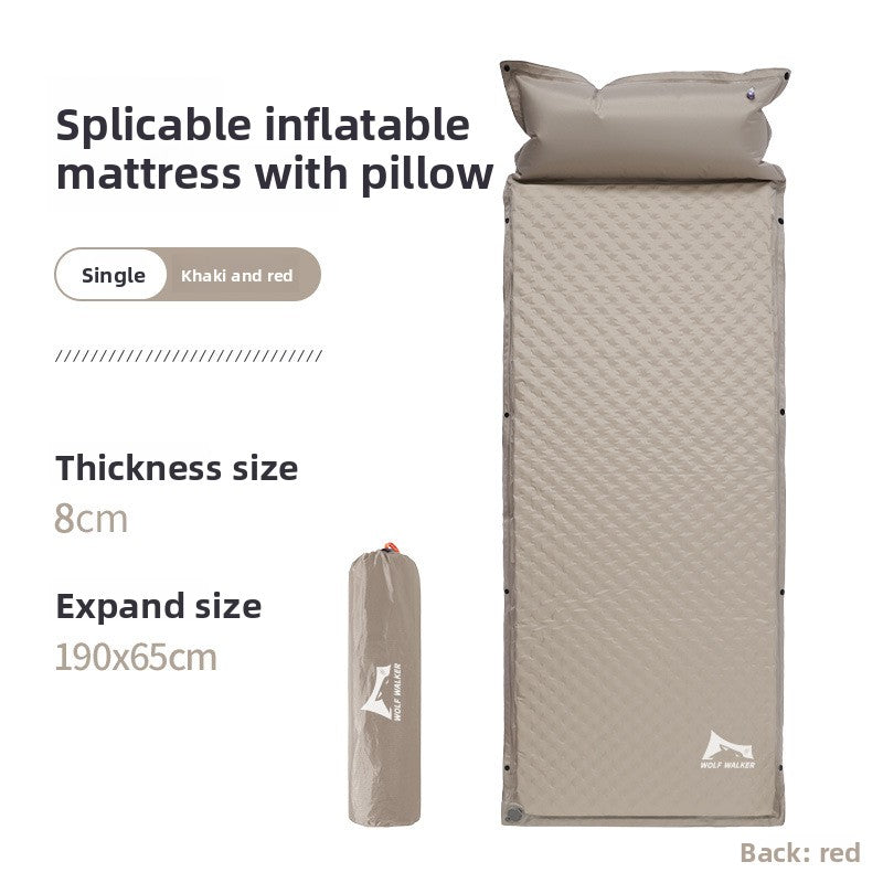 Inflatable camping mat