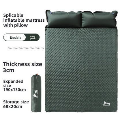Inflatable camping mat
