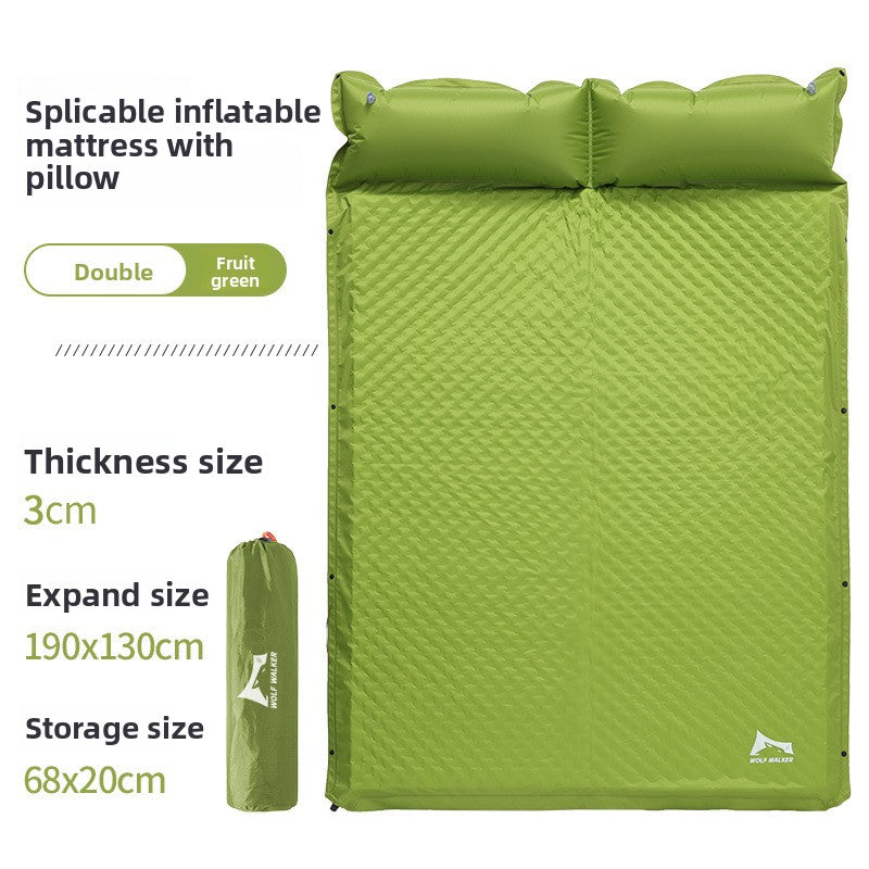 Inflatable camping mat