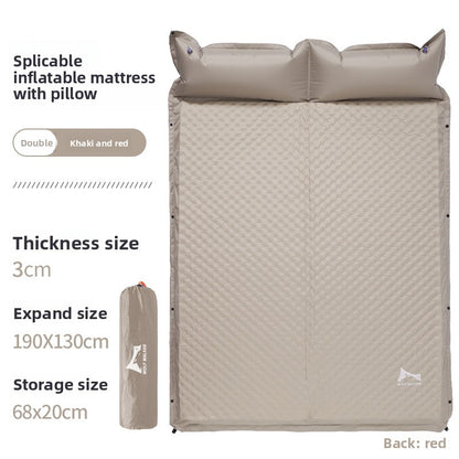 Inflatable camping mat