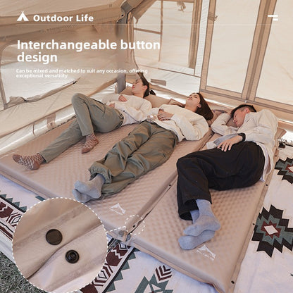 Inflatable camping mat
