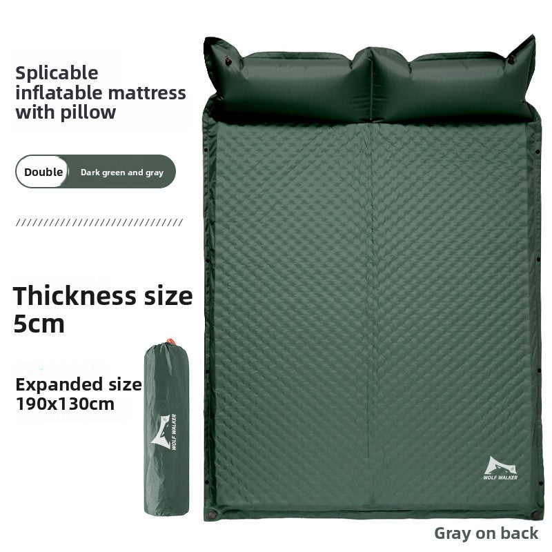 Inflatable camping mat