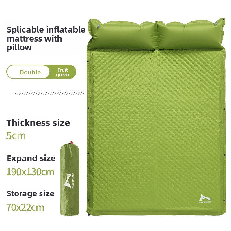 Inflatable camping mat