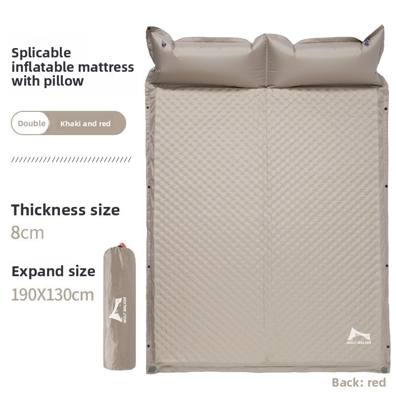 Inflatable camping mat