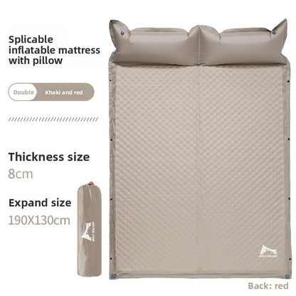 Inflatable camping mat