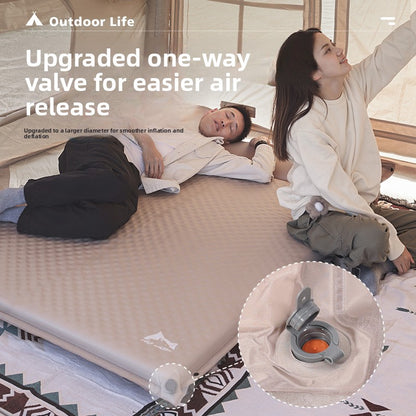 Inflatable camping mat