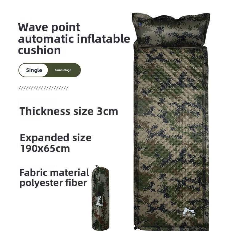 Inflatable camping mat