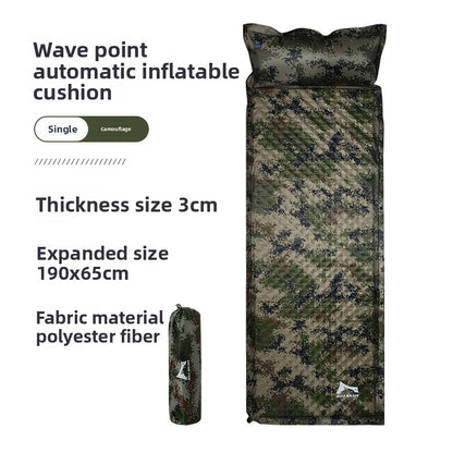 Inflatable camping mat
