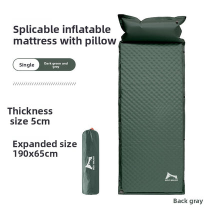 Inflatable camping mat