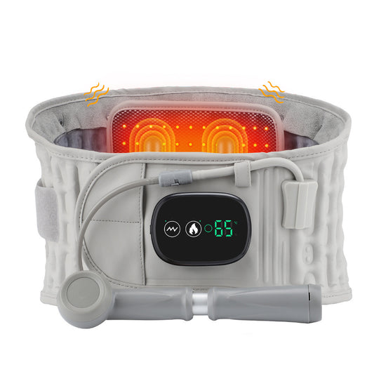 Inflatable electric heating waistband