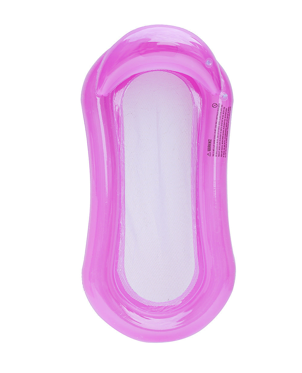 Inflatable Flamingo Lounge Chair with Mesh Backrest