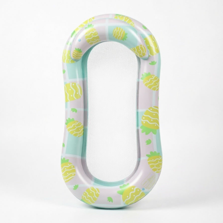 Inflatable Flamingo Lounge Chair with Mesh Backrest