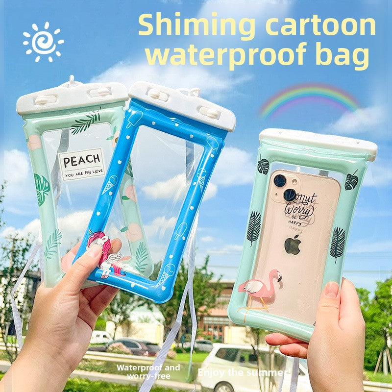 Inflatable Floating Waterproof Phone Bag with Touchscreen