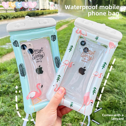Inflatable Floating Waterproof Phone Bag with Touchscreen
