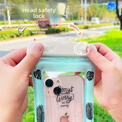 Inflatable Floating Waterproof Phone Bag with Touchscreen
