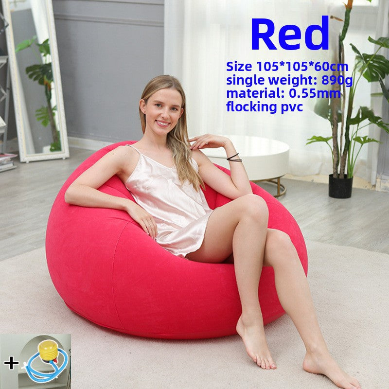 Inflatable Flocking Spherical Sofa