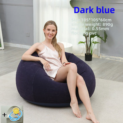 Inflatable Flocking Spherical Sofa