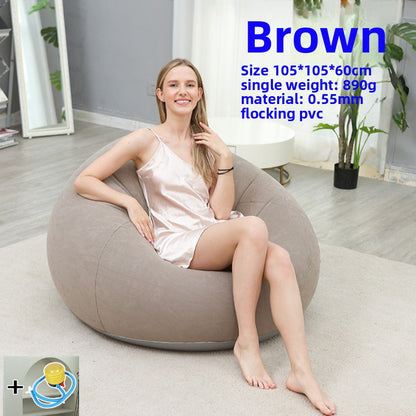 Inflatable Flocking Spherical Sofa