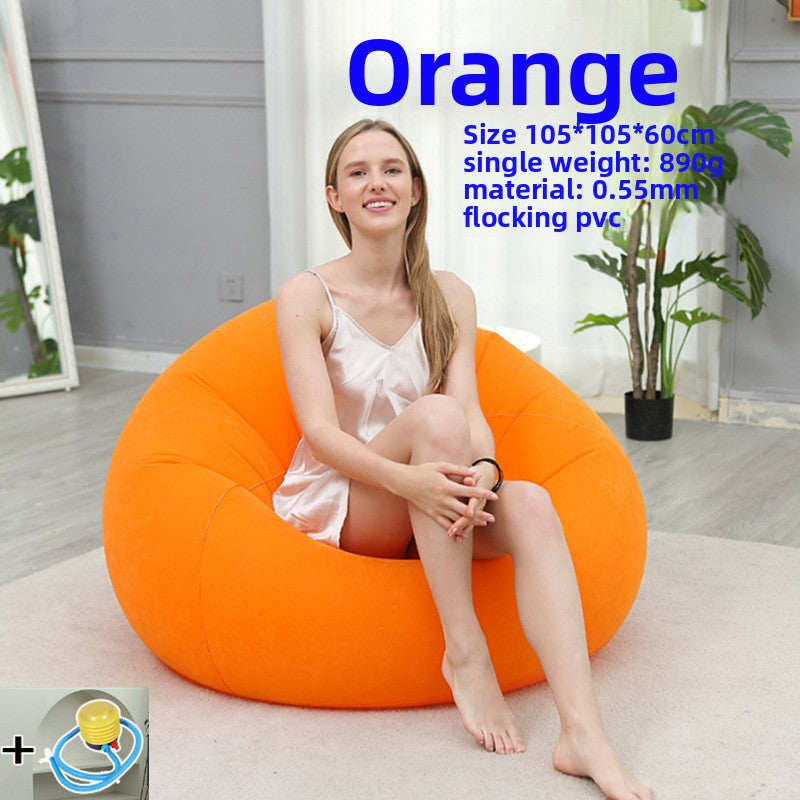 Inflatable Flocking Spherical Sofa