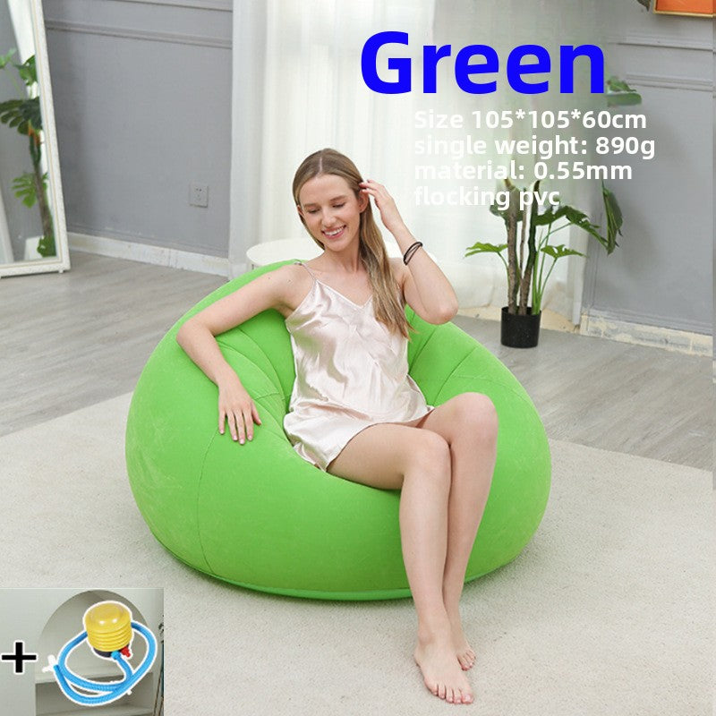 Inflatable Flocking Spherical Sofa